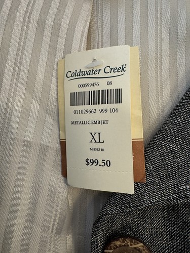 Nwt coldwater creek blazer - nwt,