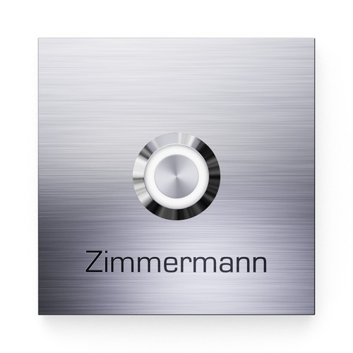 Engraved front doorbell - engraved,