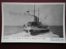 POSTCARD PADDLE STEAMER QUEEN