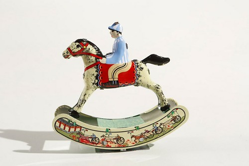 Rocking horse tin - rocking, toy