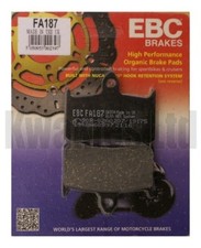 Fits: Honda NT650 Bros Pair of EBC Front Brake Pads FA187