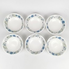 Set of 6 Stunning Wedgwood Clementine 6" Cereal Fruit Dessert Bowls Excellent