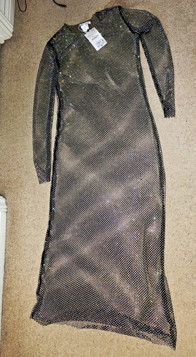 Zara sheer black mesh - black,