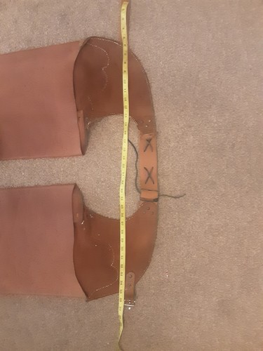 Western leather chaps - western,