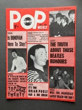 1965 Pop Weekly Magazine the