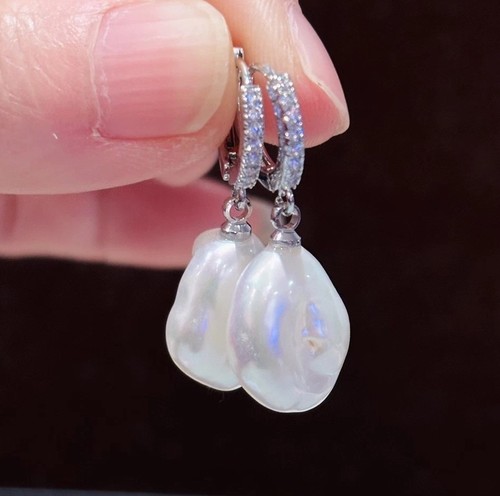 Keshi pearl earrings genuine - keshi,