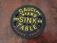 Cast Iron Saucepan Stand For Sink Or Table Pinfolds Patent