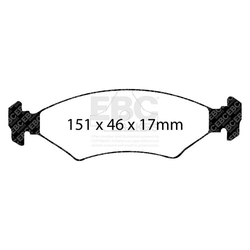Ebc dp4415r brake - ebc,
