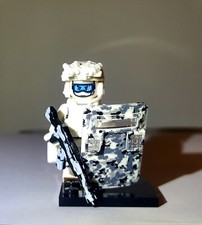 1x LEGO® Minifigures: Winter Army Mini Figure (Custom Made) SHIELD Included