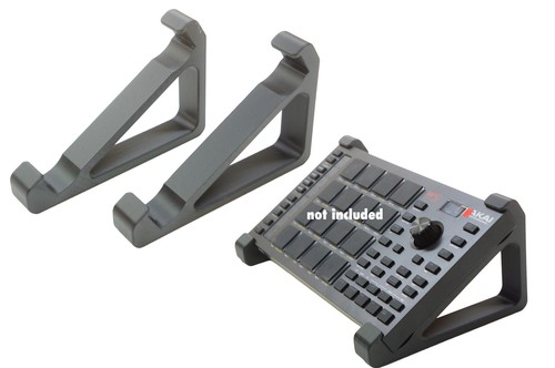 Angled desk display - desk, stand