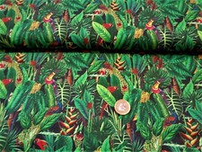 Cotton fabric tropical - fabric,