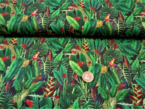 Cotton fabric tropical - cotton,