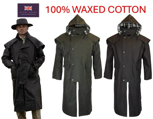 Waxed cape stockman jacket - cape,