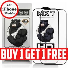 Tempered Glass Screen Protector Cover For iPhone 17 16 15 14 13 11 XR Pro Max