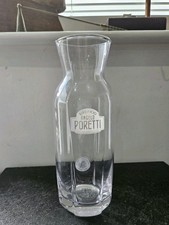 Angelo Poretti Glass Decanter Carafe Barware Breweriana Collectable