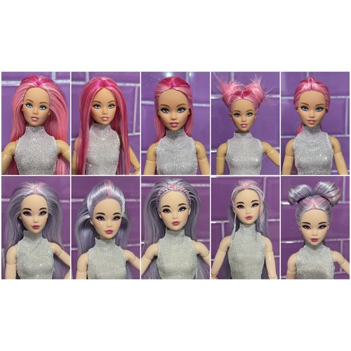 Customised altered barbie - altered,