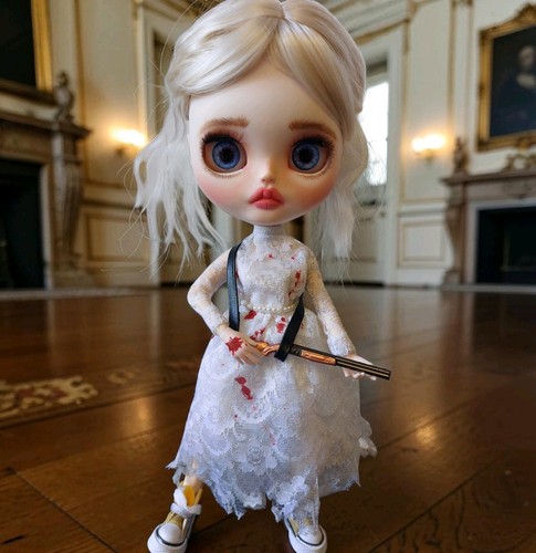 Custom ooak blythe doll - doll, grace