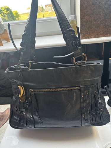Radley black leather shoulder - leather,
