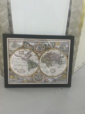 FRAMED. Old World Map, 1626 by