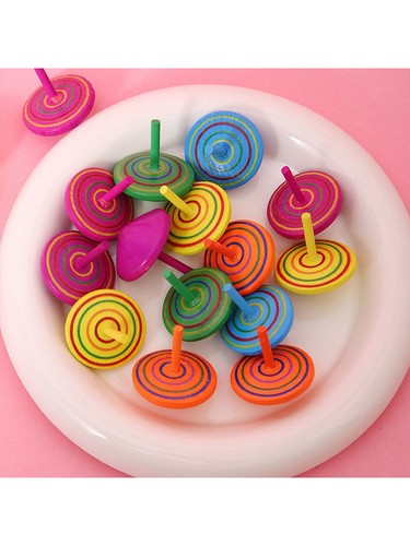 Colorful wooden rainbow - colorful,