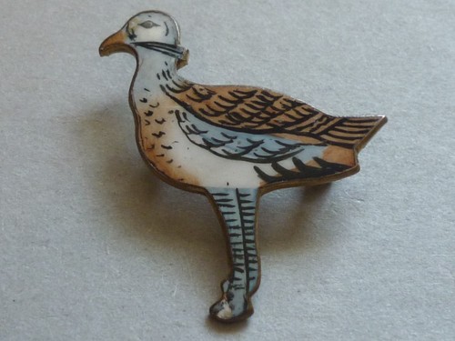 Vintage enamel girl guide - enamel,