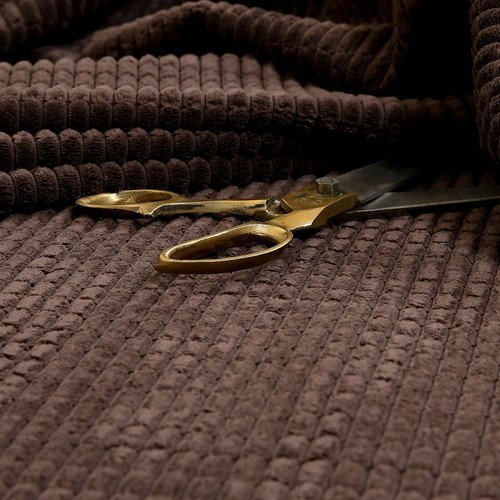 Brick soft corduroy fabric - brick, for