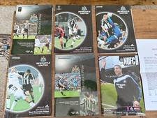 Newcastle united programmes - united, x