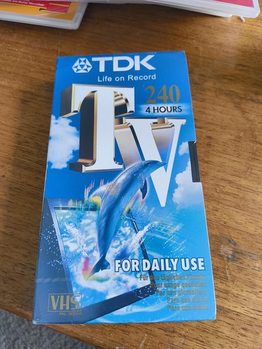 Tdk tv240 hour - tdk, blank