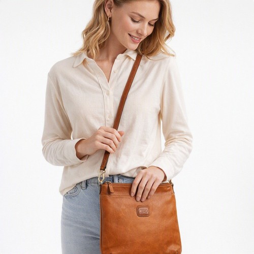 Bric crossbody handbag tan - bric’s,