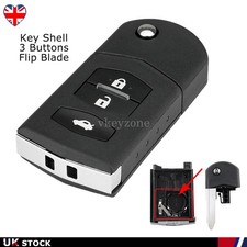 3 Button Flip Key Case Fob