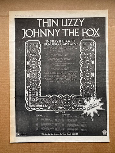 Thin lizzy johnny the - thin, fox