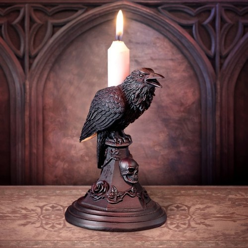 Gothic decor poe - decor, raven