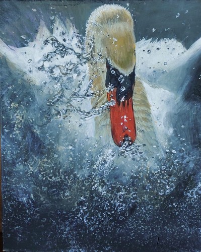 Original painting making a - "making,