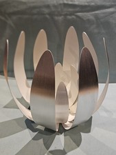 Good Home Pleiones Brushed Silver Metal Lotus Flower Petal Light Shade Modern GC