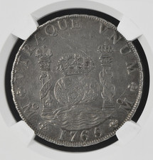 Mexico 1765 Pillar Dollar 8