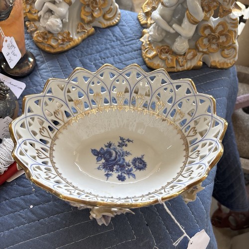 Antique reticulated porcelain - antique,