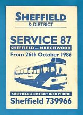 Bus Timetable Leaflet -