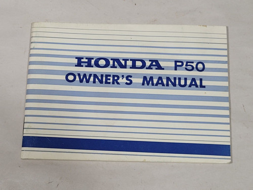 1967 honda p50 owner - p50, owner's