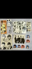 Signed Assortment Of Beatles Memorabilia To Include Cards, Cup, Badge, Magazine+