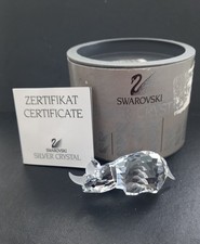 Swarovski crystal animals, small Rhinoceros 