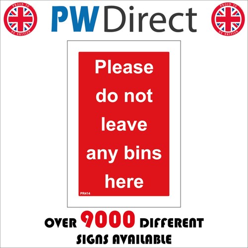 Sign please not - do, leave