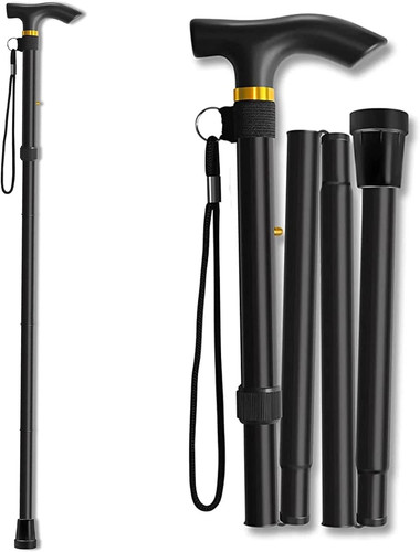 Folding walking cane - folding,