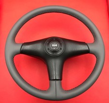 Genuine 95 MAZDA MX5 Mk1 OEM  MOMO  Steering Wheel - New Grey Leather Trim (M19)