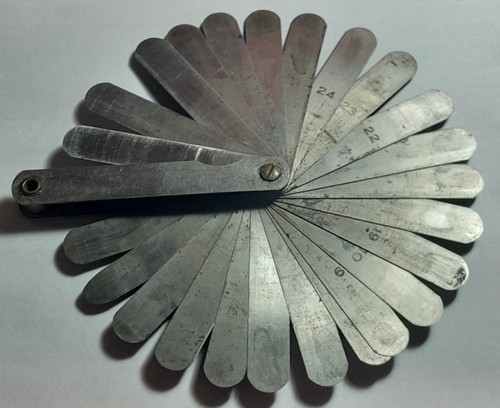 Vintage gauge feeler - feeler,