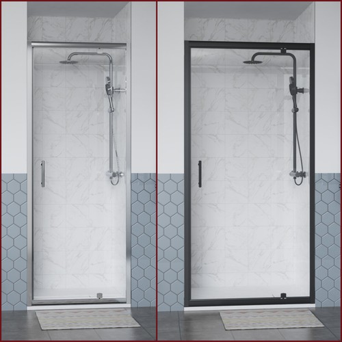 Shower enclosure pivot door - shower,