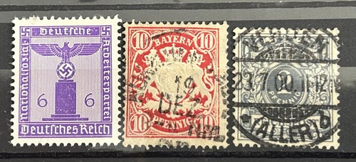 German stamps third - third, reich