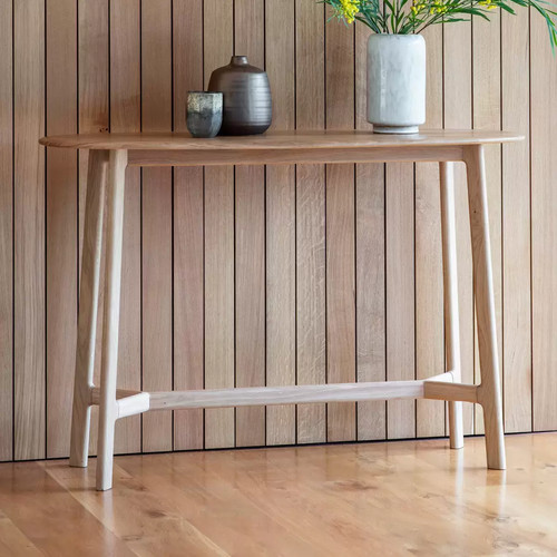 Gallery madrid oak console - gallery,