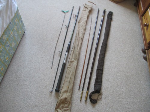Vintage antique fishing - vintage, rods