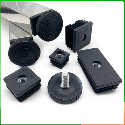 Square plastic end caps - square,