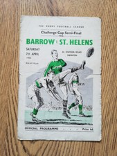 Barrow v St Helens Apr 1956